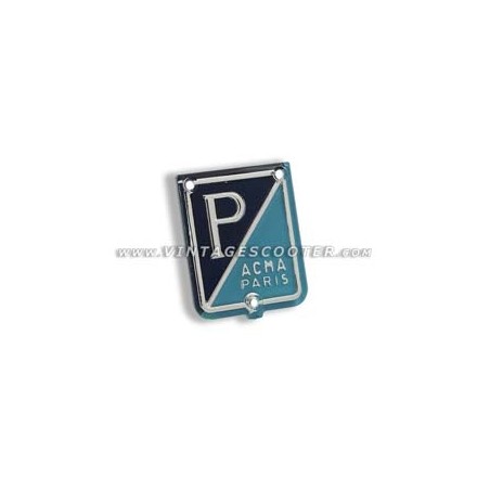 Embleme de calandre Acma/Paris résine modèles 125 1957-58 / 150 GL 1957-58